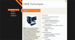 Desktop Screenshot of dbkbtechnologies.com